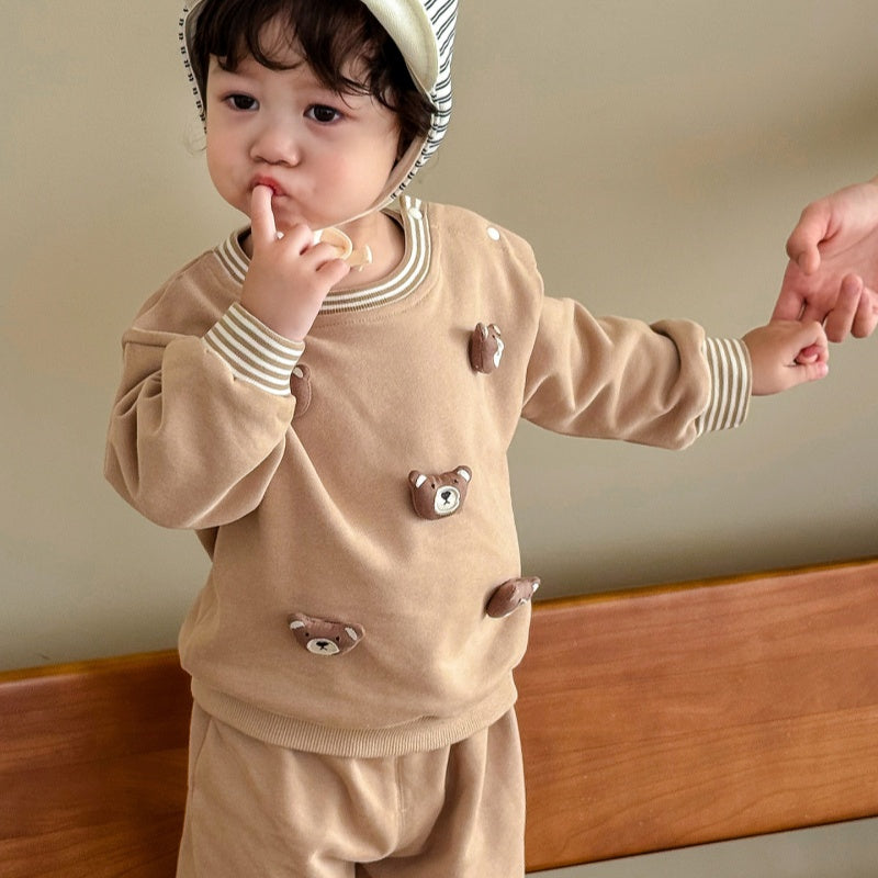 【BABY&KID】立体ぬいぐるみセットアップSK100313