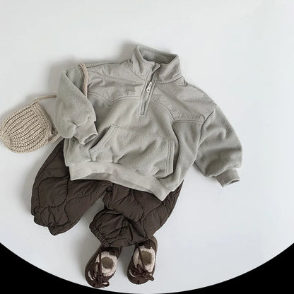 【BABY&KID】冬新作シンプルボアプルオーバーSK11344