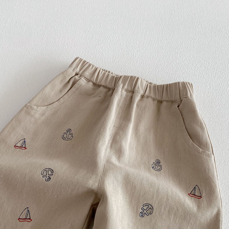 【BABY&KID】くま刺繍ボーダーポロシャツ、マリンカラーアウター、ニットベストSK103717