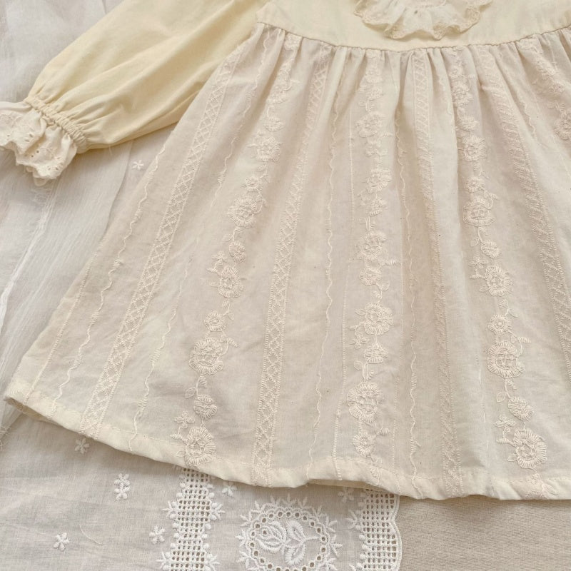 【BABY&KID】レース刺繍ロンパース、ワンピースSK107914