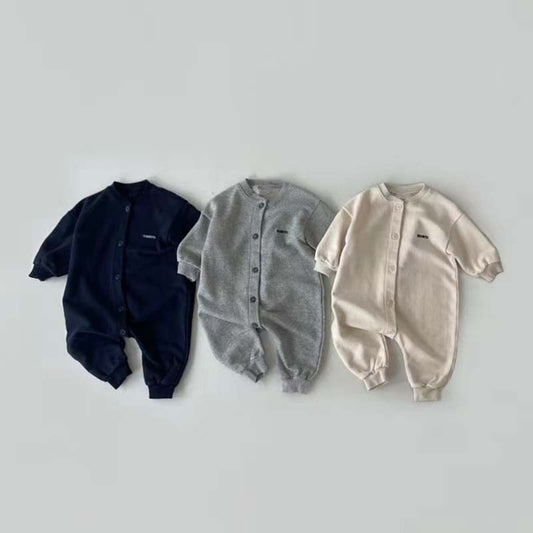 【BABY】韓国風英字刺しゅう入りロングパンツ全３色SK11358