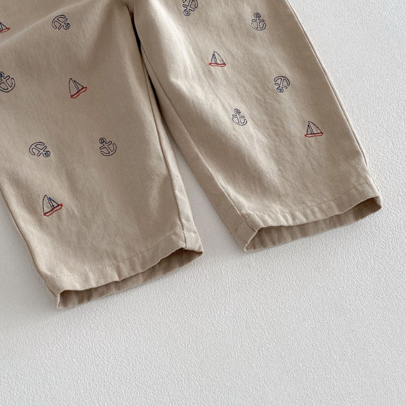 【BABY&KID】くま刺繍ボーダーポロシャツ、マリンカラーアウター、ニットベストSK103717