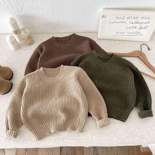 【BABY&KID】無地ニットセーターSK092932