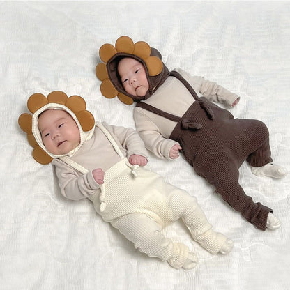 【BABY】ストレッチサロペット&帽子SK100304