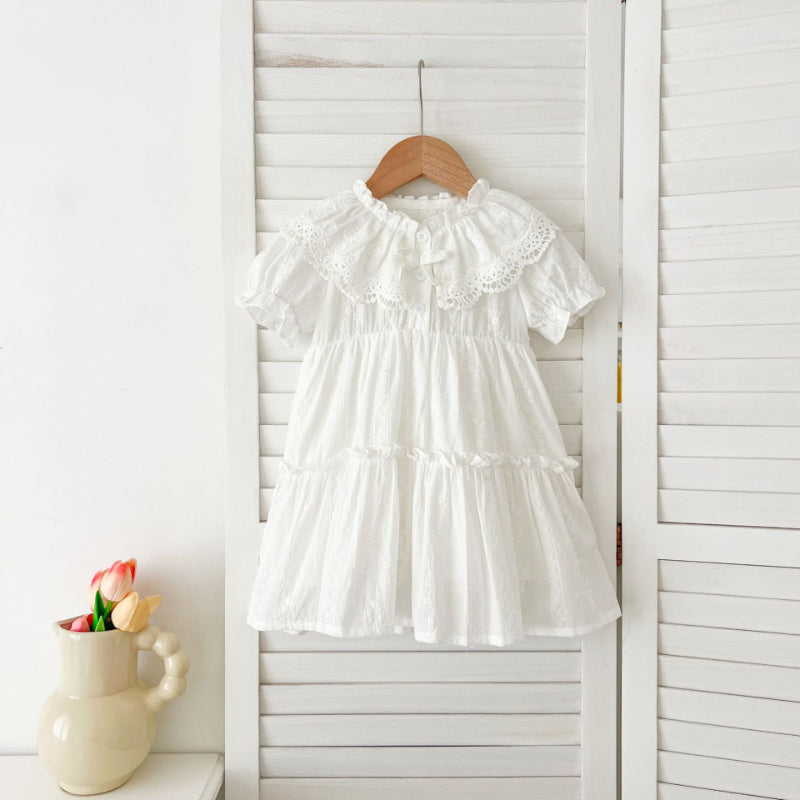 【姉妹服】夏新作 レースフリルロンパース、ワンピースSK081622