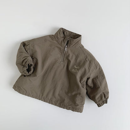 【BABY&KID】冬新作フリースジップアップトレーナー　全2色SK11371