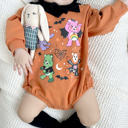 【BABY】ハロウィンアニマルプリントロンパースSK100904