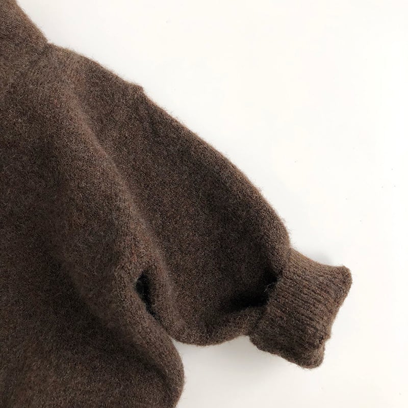 【BABY&KID】レトロくすみカラーニットセーター２色SK11374