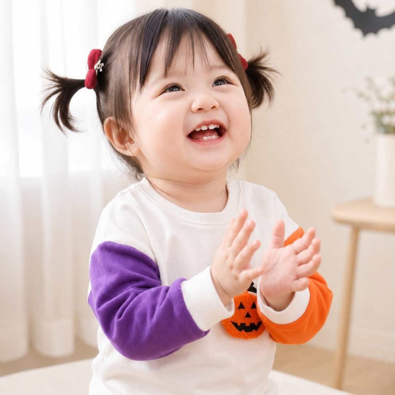 【BABY】かぼちゃぬいぐるみカバーオールSK107307