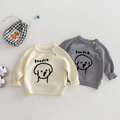 【BABY&KID】ペット柄可愛いセーターSK030718