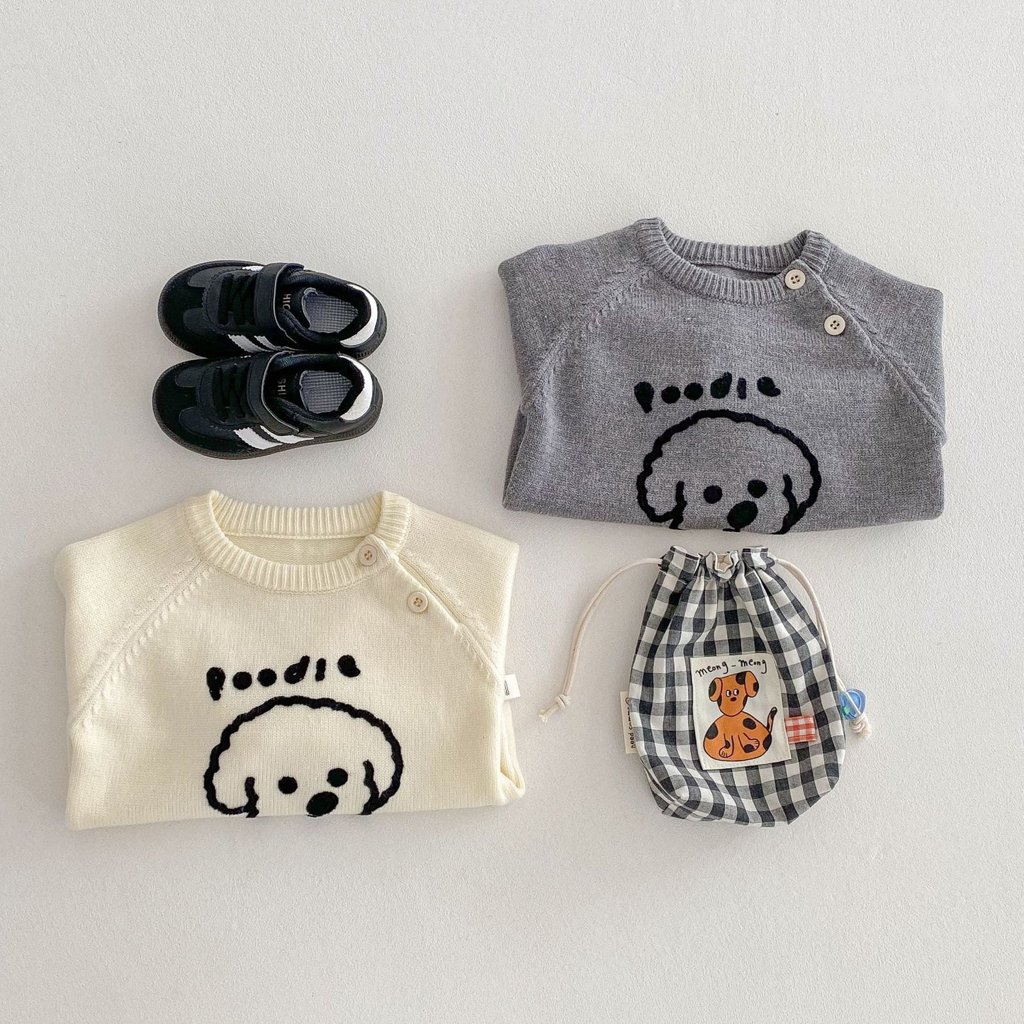 【BABY&KID】ペット柄可愛いセーターSK030718
