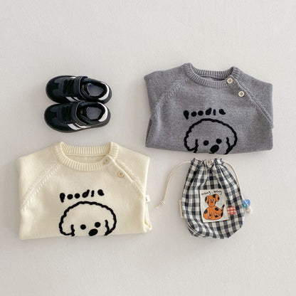 【BABY&KID】ペット柄可愛いセーターSK030718