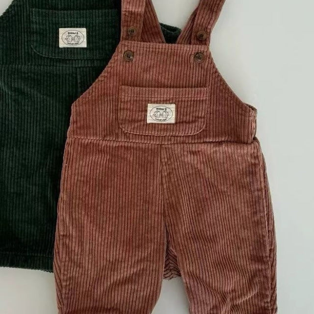 【BABY&KID】韓国風 コーデュロイサロペットSK031307