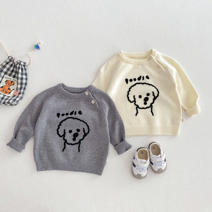 【BABY&KID】ペット柄可愛いセーターSK030718