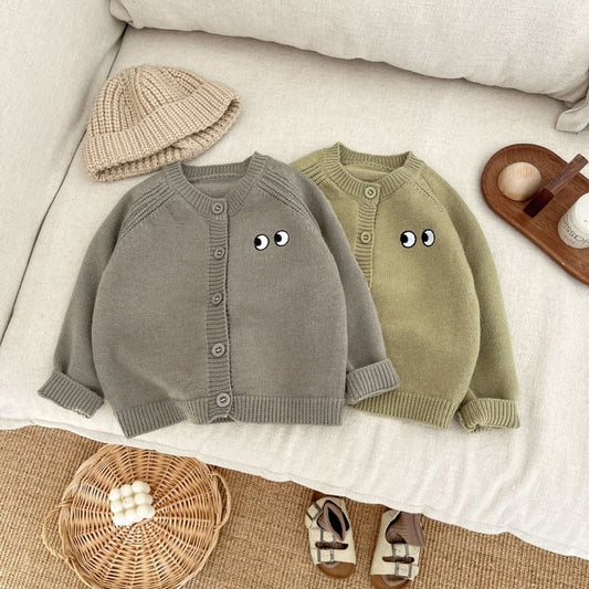 【BABY&KID】ビッグアイズオシャレカーディガンSK031609