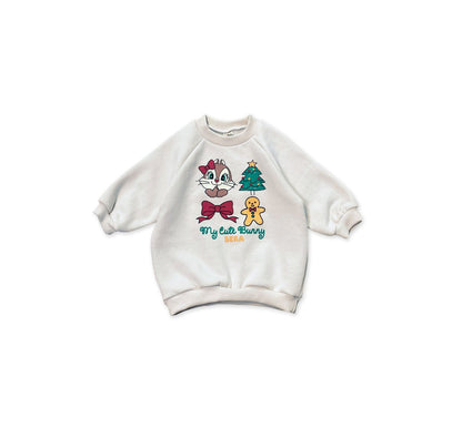 【BABY】キュートなクリスマス長袖トレーナーSK102827
