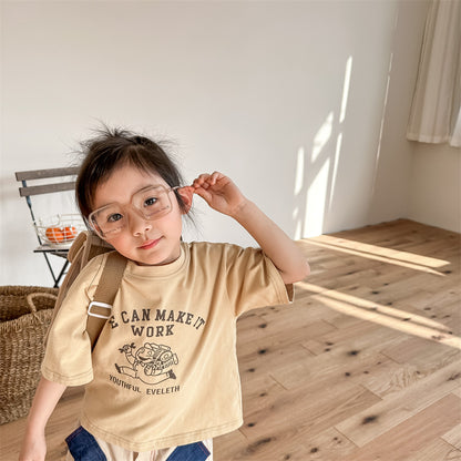 【BABY&KID】夏新作 クルーネックキャラクタープリントTシャツSK091619