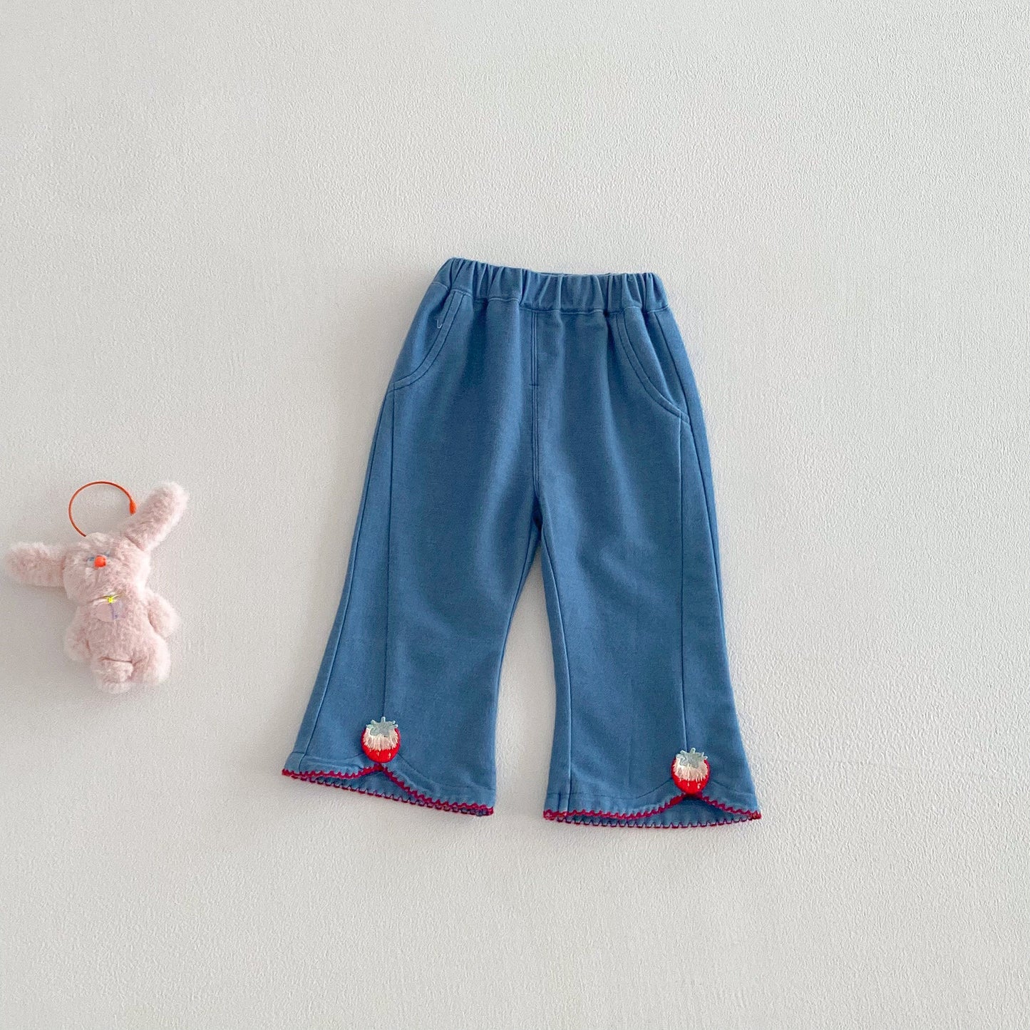 【BABY&KID】韓国風きのこ刺繍カーディガンSK104124