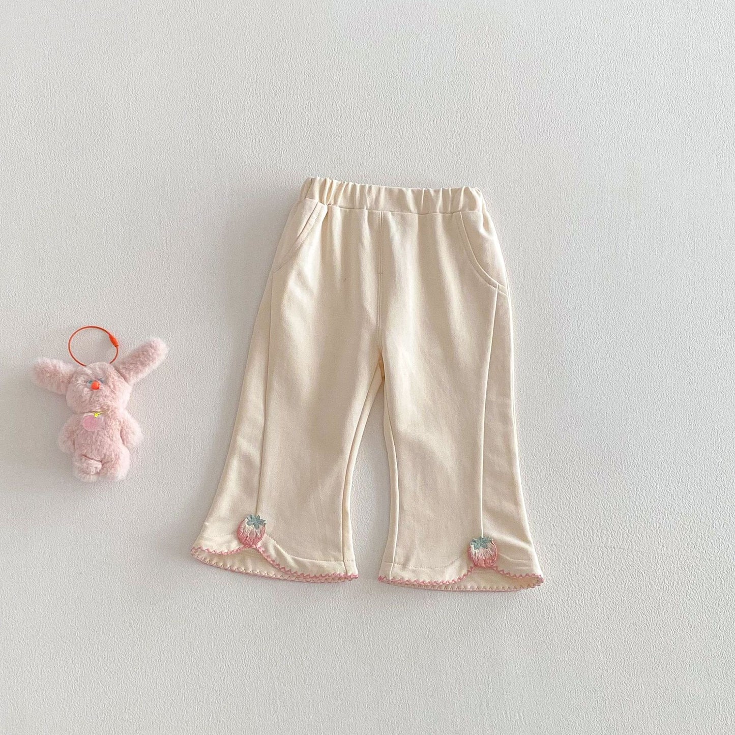 【BABY&KID】韓国風きのこ刺繍カーディガンSK104124