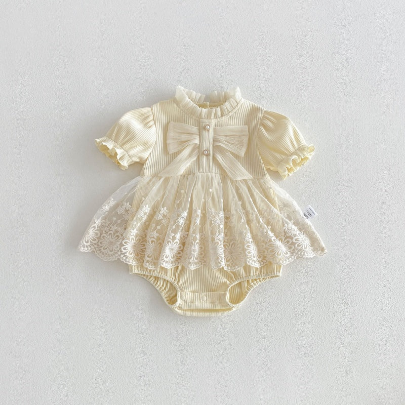 【BABY】夏新作レースリボンロンパースSK106512