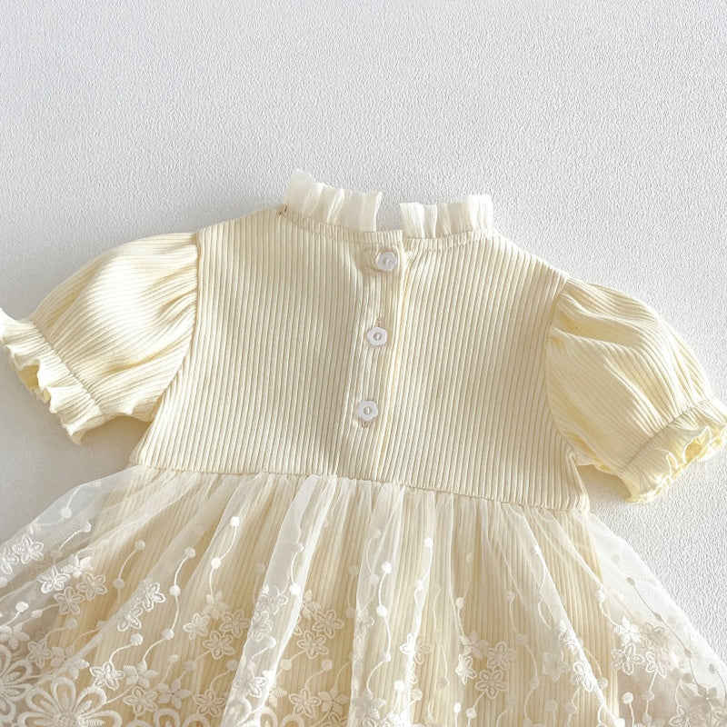 【BABY】夏新作レースリボンロンパースSK106512