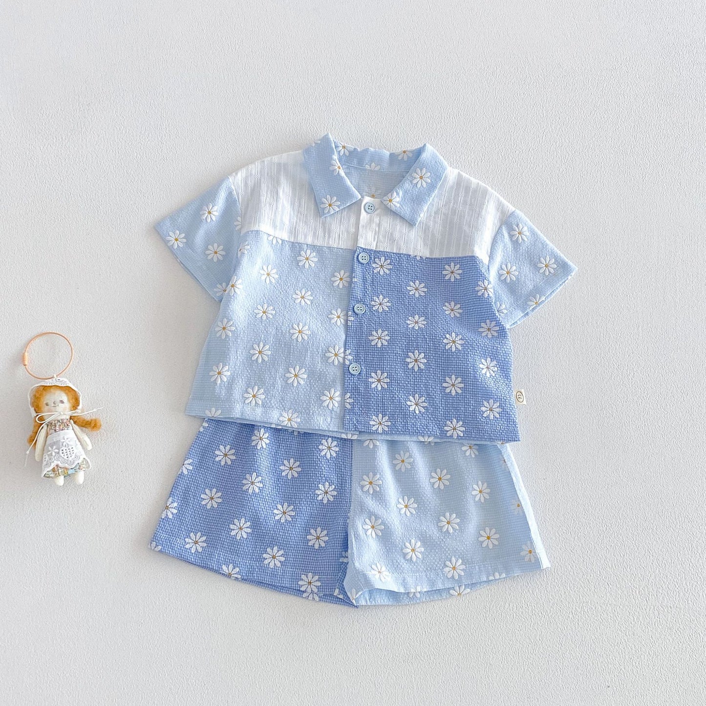 【BABY&KID】夏新作フラワー総柄ワンピース、セットアップSK106103