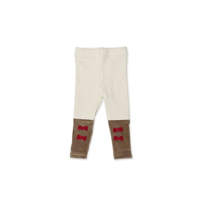 【BABY】ツリー＆うさぎ柄ロンパース、蝶結びレギンス、角帽子SK102816