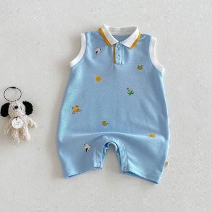 【BABY】夏新作カートゥーンプリントカバーオールSK105609