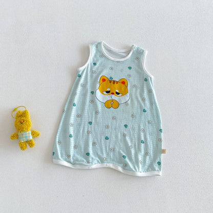 【BABY】夏新作ドット小花柄カバーオールSK105610
