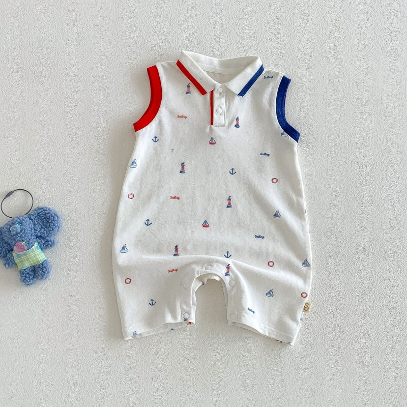 【BABY】夏新作カートゥーンプリントカバーオールSK105609