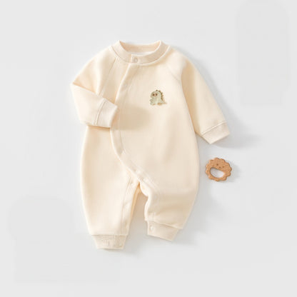 【BABY】北欧風恐竜ワッペンフリースカバーオールSK108415