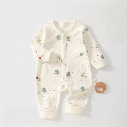 【BABY】カートゥーンプリント前開きカバーオールSK106713