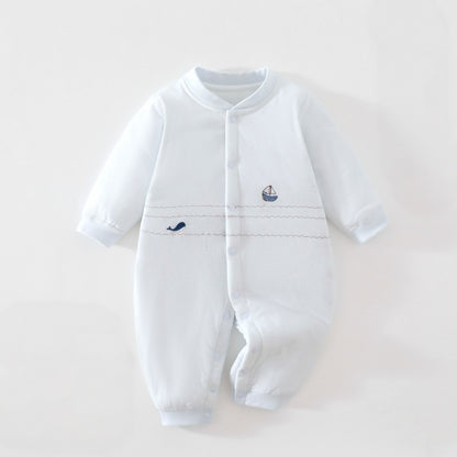 【BABY】Winter New Arrival Embroidered Quilted Coverall SK108210