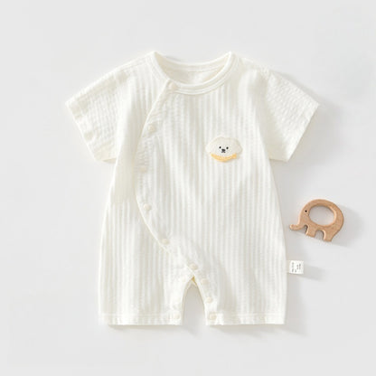 【BABY】夏新作いぬ柄コットンロンパースSK106314