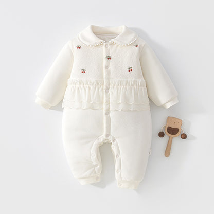 【BABY】Winter New Collection Round Collar Quilted Coverall SK108211