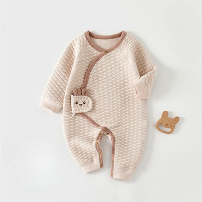 【BABY】冬新作北欧風無地薄綿カバーオールSK102609