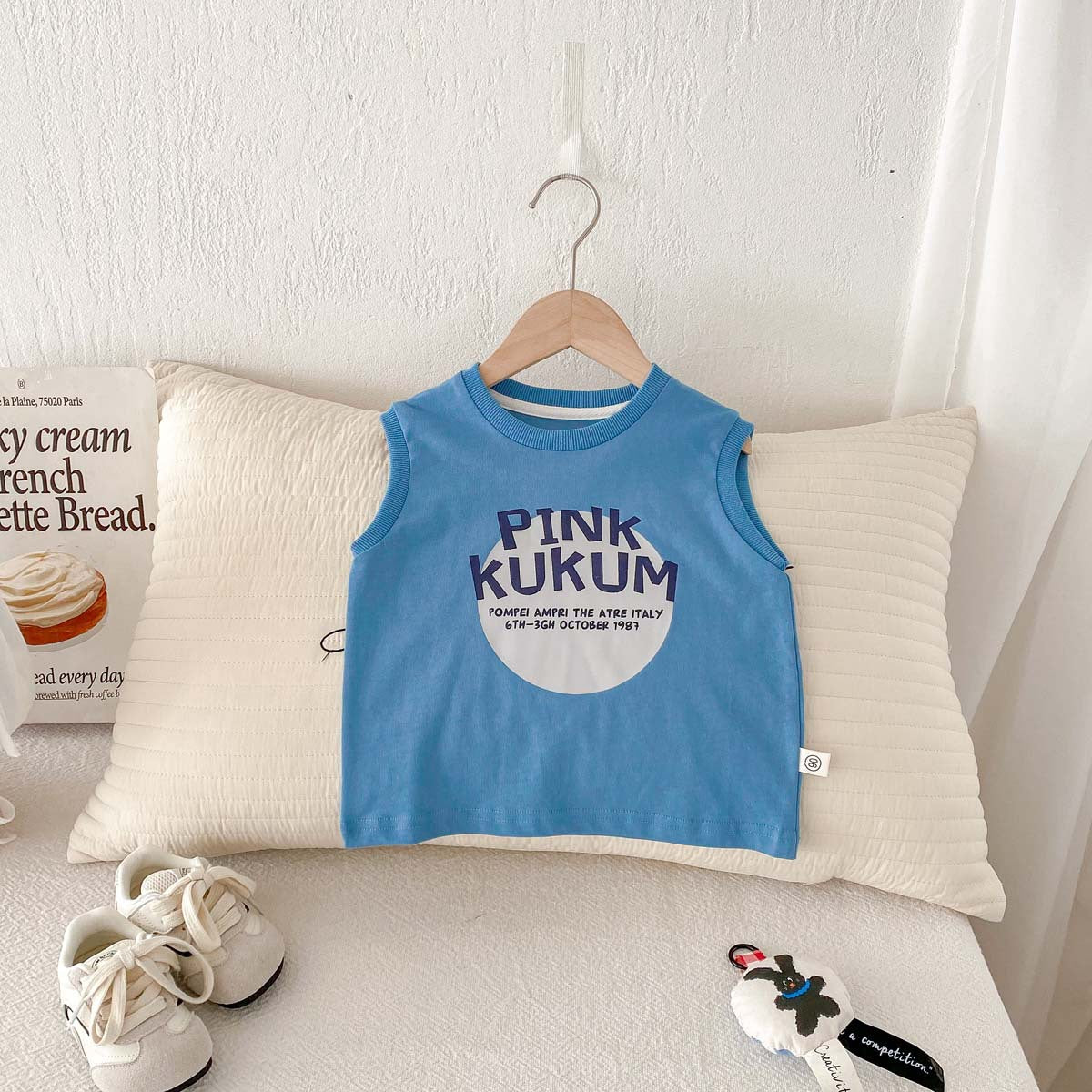 【BABY&KID】夏新作 PinkkukumノースリーブTシャツSK062724