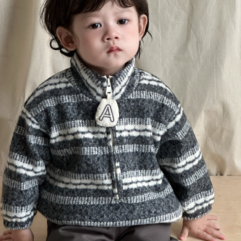 【BABY&KID】冬新作レトロボーダーニットSK103129