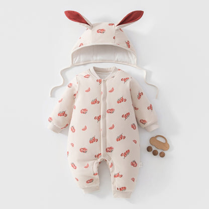 [BABY] Winter New Arrival Fruit Quilted Coverall SK108219