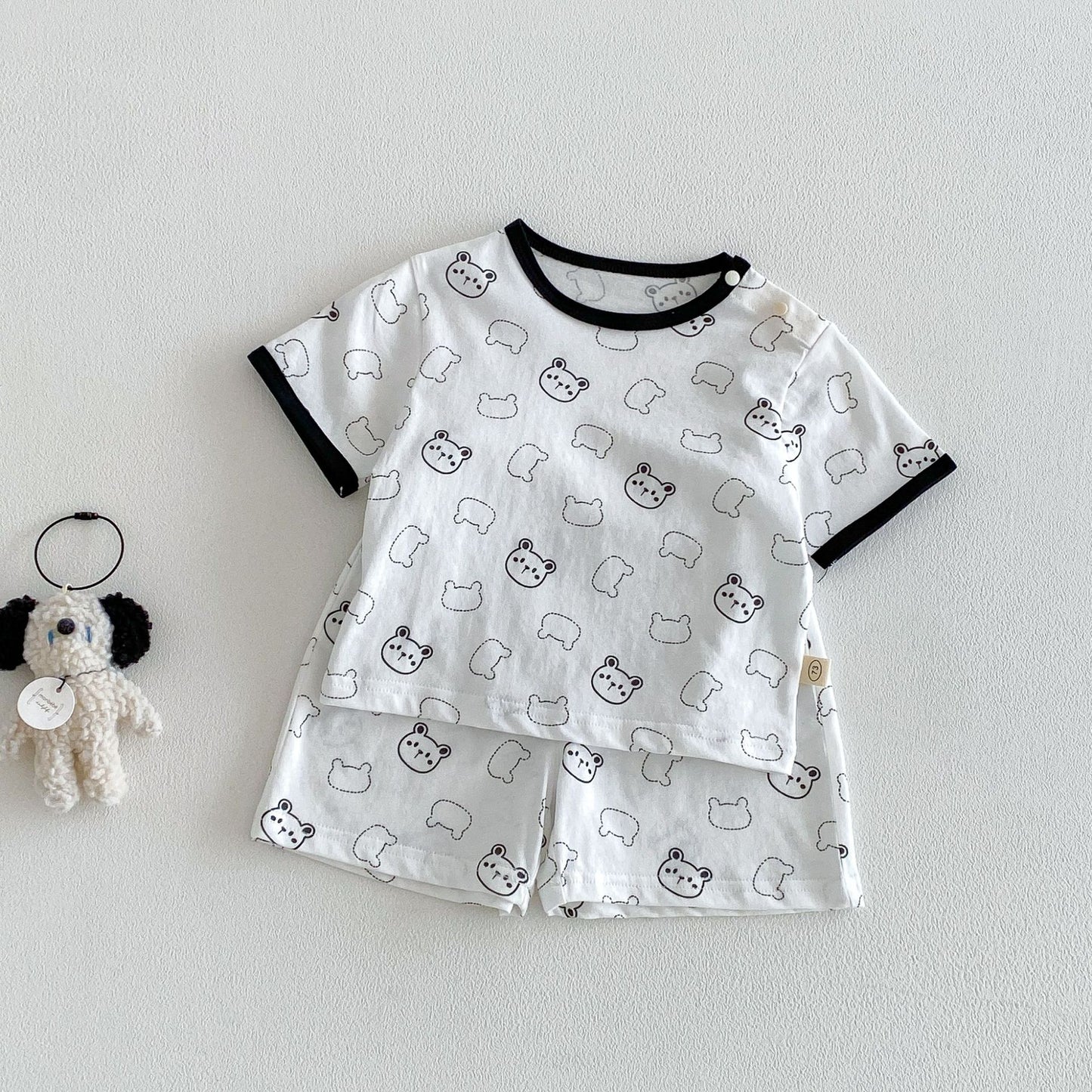 【BABY&KID】夏新作 総柄セットアップSK105115