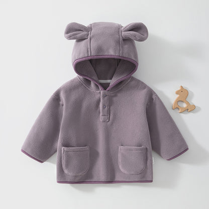 [BABY&KID] New Winter Collection Fleece Hooded Sweatshirt SK108224
