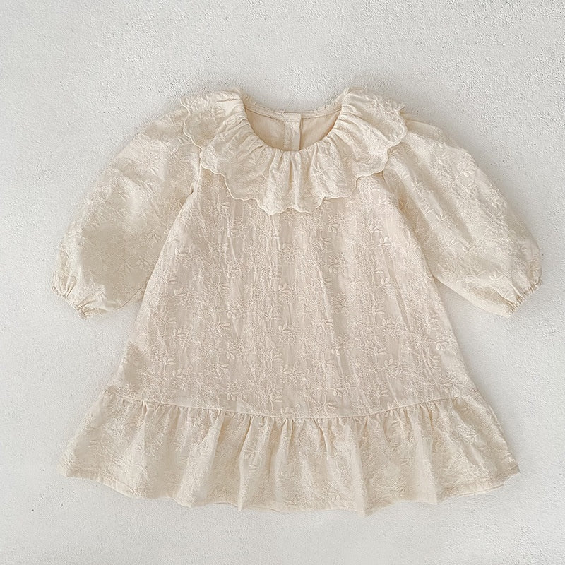 【BABY&KID】ラウンドネック刺繍ロンパース、ワンピースSK107920