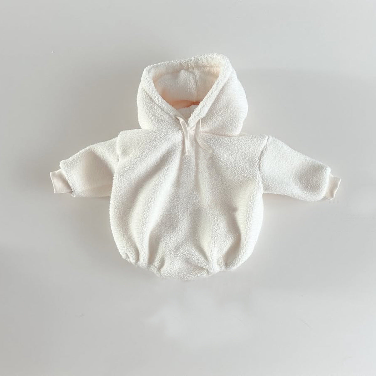 【BABY】ふわふわのカジュアルフード付きロンパースSK103106