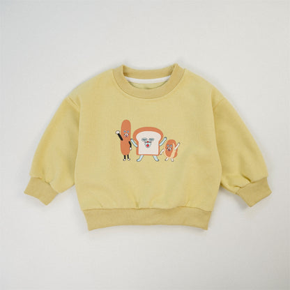 【BABY&KID】キャラクターパンプリントスウェットSK101553
