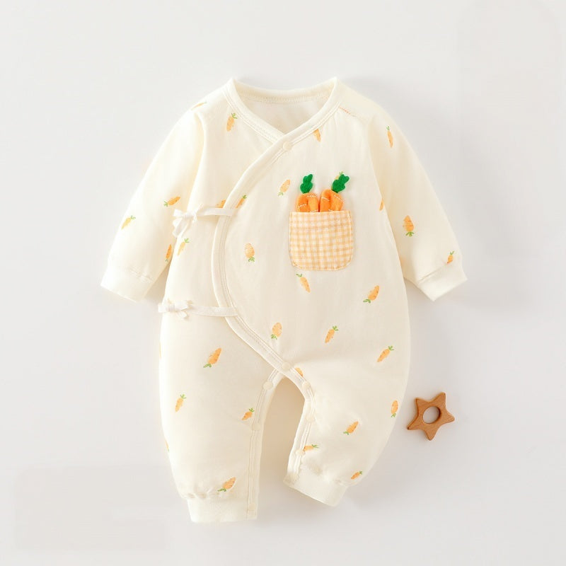 【BABY】北欧風にんじんキルティングカバーオールSK108406