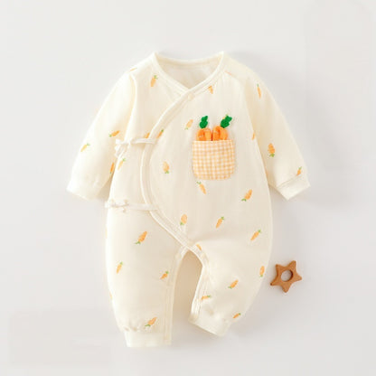 【BABY】北欧風にんじんキルティングカバーオールSK108406