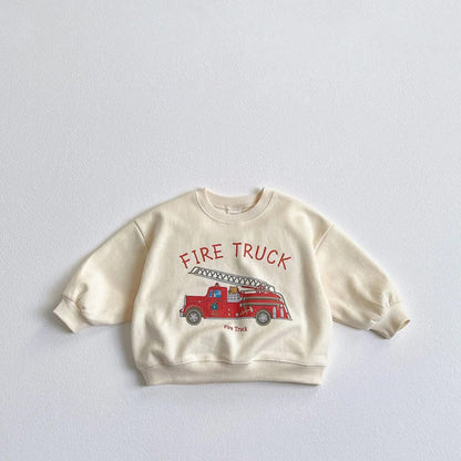 【BABY&KID】車プリントスウェットSK101551