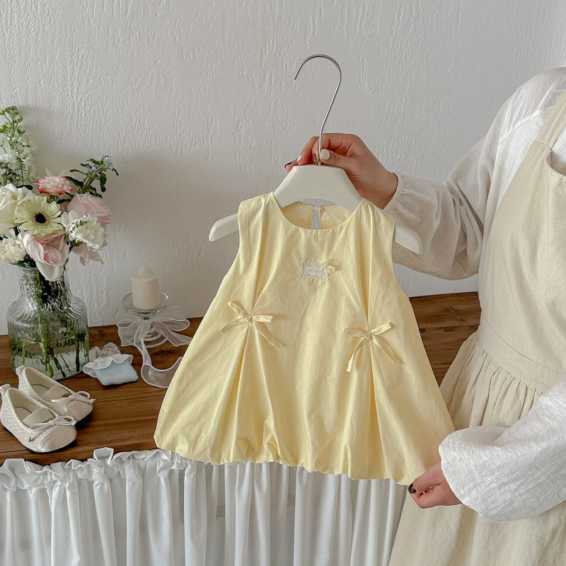 【BABY】夏新作蝶結びノースリーブワンピースSK104515