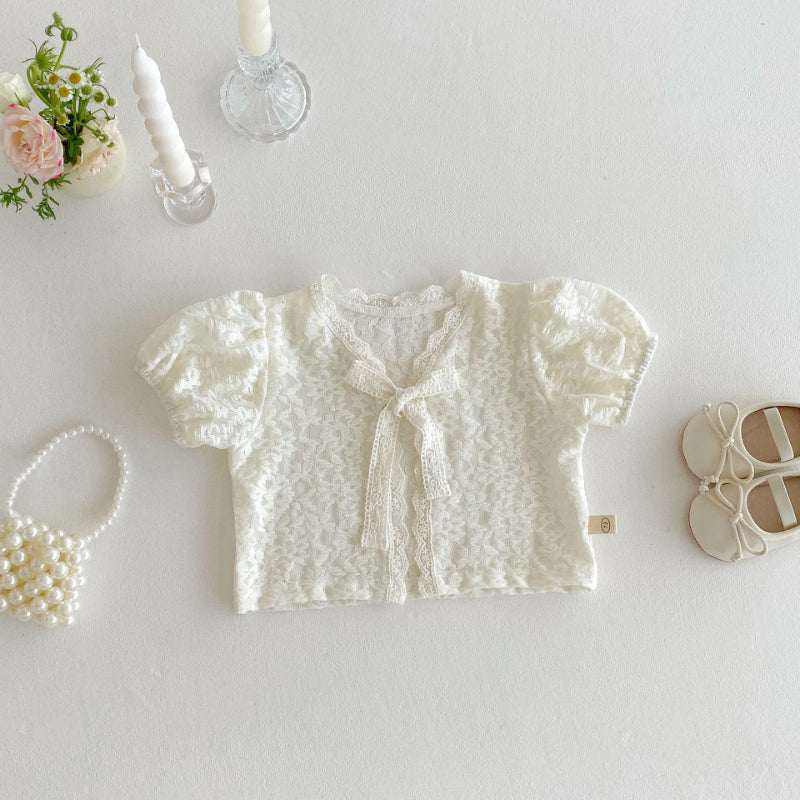 【BABY&KID】夏新作 クリーム可愛いカーディガン、セットアップSKO71203