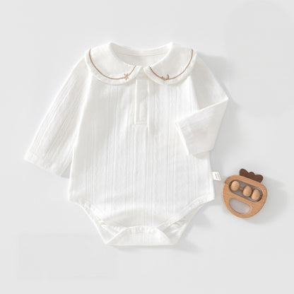 【BABY】丸襟コットンロンパースSK107511